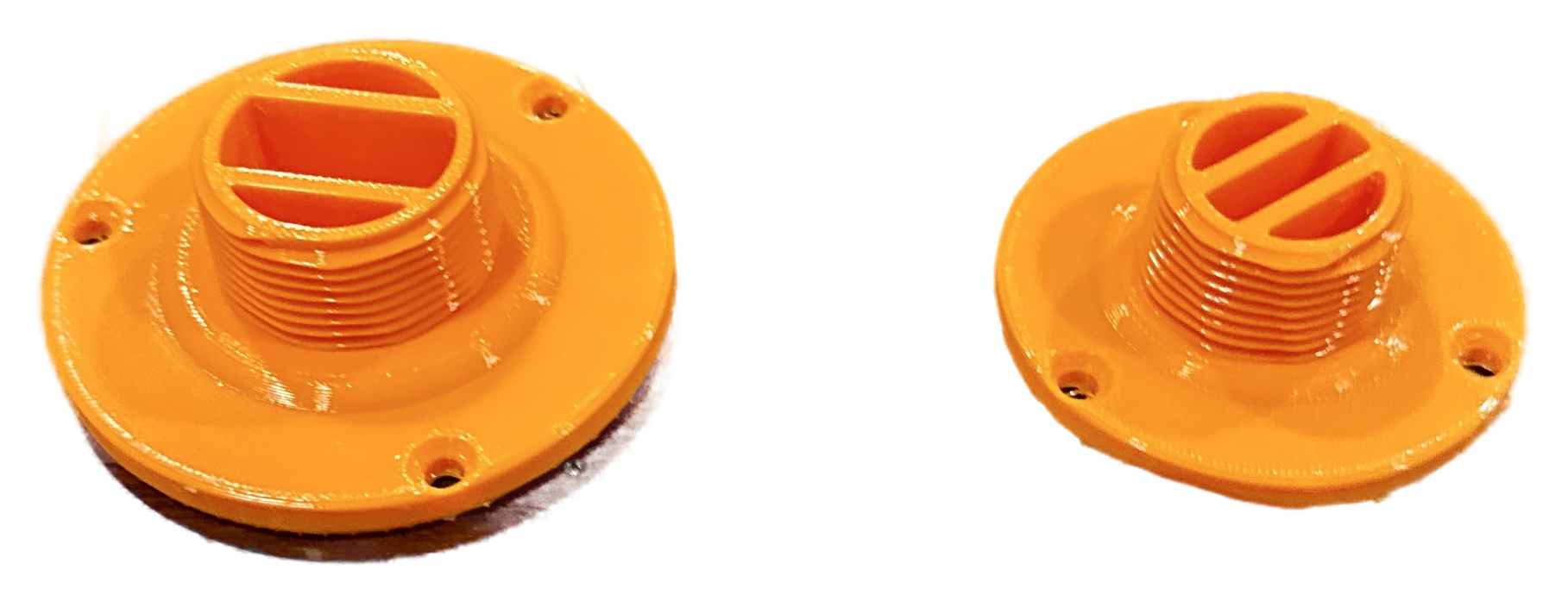 Stub-Down™ receiver plates — 3/4